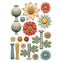 Stamperia Furry Friends 2 Flowers A5 Silicone Mould
