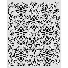 Stamperia - Gardens of Time Collection - Mixed MediaArt Thick Stencil - Wallpaper - 20cm x 25cm