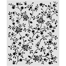 Stamperia - All Around Collection - Mixed MediaArt Thick Stencil - Flowers - 20cm x 25cm