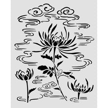 Stamperia Oriental Garden Collection Mixed Media Thick Stencil  Lotus Flower – 20cm x 25cm