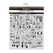 Stamperia - Christmas Collection - Stencil 20x25cm - Christmas Village