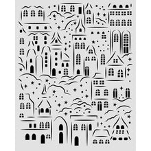 Stamperia - Christmas Collection - Stencil 20x25cm - Christmas Village
