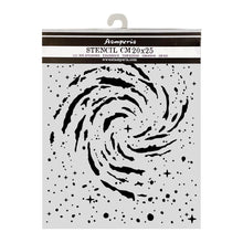 Stamperia Cosmos Swirling Nebula Thick Stencil – 20 × 25cm