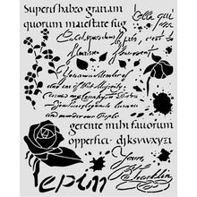 Stamperia Flowers and Poems Collection Mixed Media Thick Stencil Inspirations – 20cm x 25cm