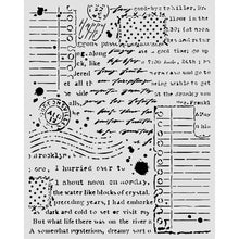 Stamperia Cozy Family Collection Mixed Media Thick Stencil Letters – 20cm x 25cm