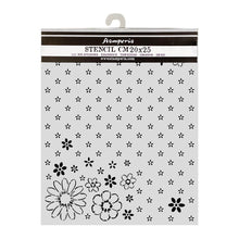 Stamperia Cozy Family Collection Mixed Media Thick Stencil Together Pattern – 20cm x 25cm