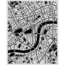 Stamperia Our Way Collection Mixed Media Thick Stencil Street Map – 20cm x 25cm