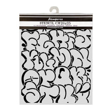 Stamperia Furry Friends 2 Pop Art Pattern Thick Stencil – 20 × 25cm