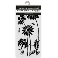 Stamperia - Daisy Art Collection - Mixed MediaArt Thick Stencil - Daisies - 12cm x 25cm