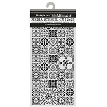 Stamperia - All Around Collection - Mixed MediaArt Thick Stencil - Patterns  - 12cm x 25cm