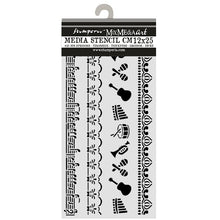 Stamperia Symphony Collection Mixed Media Thick Stencil Borders – 12cm x 25cm