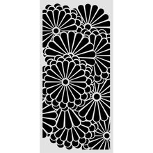 Stamperia Oriental Garden Collection Mixed Media Thick Stencil Flower Pattern – 12cm x 25cm