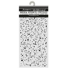 Stamperia Cosmos Ink Spots Thick Stencil – 12 × 25cm