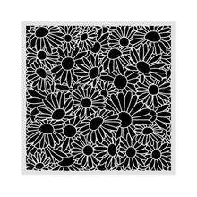 Stamperia - Daisy Art Collection - Mixed MediaArt Thick Stencil - Daisies Pattern - 18cm x 18cm