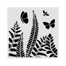 Stamperia - Daisy Art Collection - Mixed MediaArt Thick Stencil - Fern - 18cm x 18cm