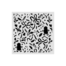 Stamperia - Christmas Collection - Stencil 12x12cm - Christmas Ribbons and Gingerbread