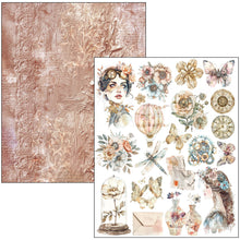Ciao Bella Paper - Lost in Time - Mixed Media Book A4 - CBMA007