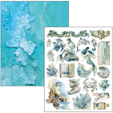 Ciao Bella Paper - Edge of the Ocean - Mixed Media Book A4 - CBMA008