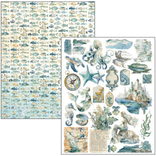 Ciao Bella Paper - Edge of the Ocean - Mixed Media Book A4 - CBMA008