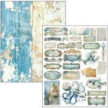 Ciao Bella Paper - Edge of the Ocean - Mixed Media Book A4 - CBMA008