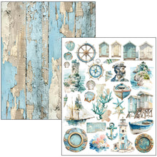 Ciao Bella Paper - Edge of the Ocean - Mixed Media Book A4 - CBMA008