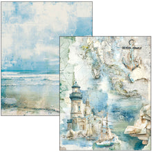 Ciao Bella Paper - Edge of the Ocean - Mixed Media Book A4 - CBMA008