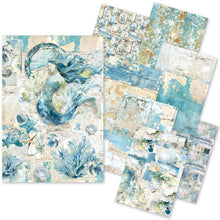 Ciao Bella Paper - Edge of the Ocean - A5 Tissue & Vellum Variety Pack - 8 sheets