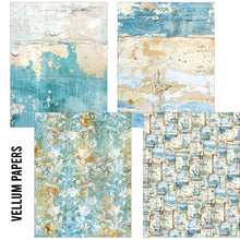 Ciao Bella Paper - Edge of the Ocean - A5 Tissue & Vellum Variety Pack - 8 sheets