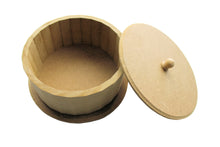 MDF Circle Box with Lid - 18x18x8cm