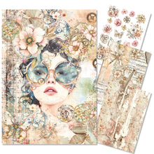 Ciao Bella Paper - Lost in Time - A4 Mixed Media Rice Paper Set (mixed x4)