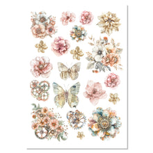 Ciao Bella Paper - Lost in Time - A4 Mixed Media Rice Paper Set (mixed x4)