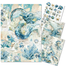 Ciao Bella Paper - Edge of the Ocean - A4 Mixed Media Rice Paper Set (mixed x4)