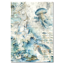 Ciao Bella Paper - Edge of the Ocean - A4 Mixed Media Rice Paper Set (mixed x4)