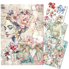 Ciao Bella Paper - The Sound of Spring - A4 Mixed Media Rice Paper Set (mixed x4)