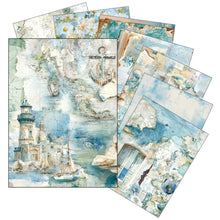 Ciao Bella Paper - Edge of the Ocean - A5 Mixed Media Rice Paper Set (mixed x8)