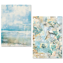 Ciao Bella Paper - Edge of the Ocean - A5 Mixed Media Rice Paper Set (mixed x8)