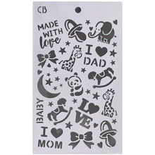 Ciao Bella - Toy Shop - Stencil Mix - Pack of 3 - Triple Layer (Each design - 5"x 8") CBMSX002