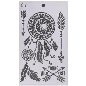 Ciao Bella - Forest Tales - Stencil Mix - Pack of 3 - Triple Layer (Each design - 5"x 8") CBMSX003