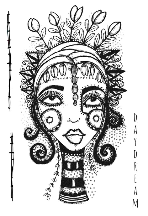 Art Inspirations - Designs by Zinski - Daydream/ Misty - A6 - 4 Stamps