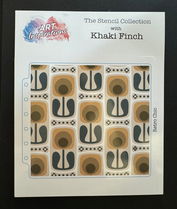 Art Inspirations Layering Stencils - designs by Khaki Finch - Retro Chic