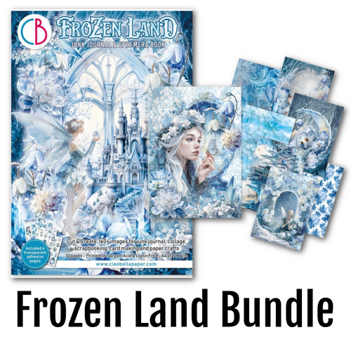 Ciao Bella - Frozen Land - Ephemera Book & A5 Rice Paper Bundle - SS282