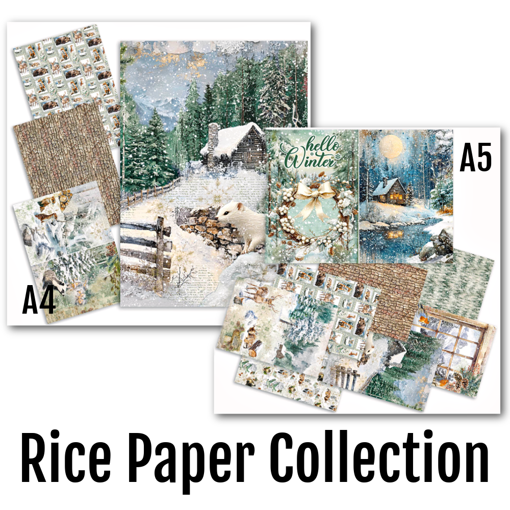 Ciao Bella - Forest Tales - Rice Paper Bundle (A4 & A5 Rice Paper Mix) - SS266