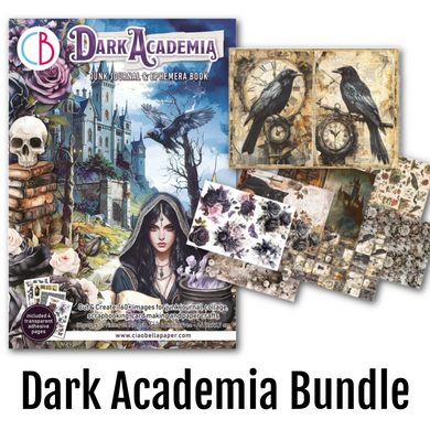 Ciao Bella - Dark Academia - Ephemera Book & A5 Rice Paper Bundle - SS269