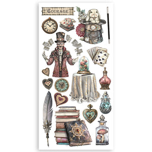 Stamperia Master of Magic Paper Cut Outs - 4 double faced sheets 15 x 30.5cm SBBCT09