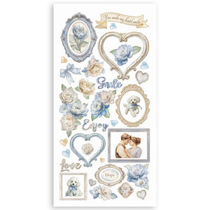 Stamperia Timeless Paper Cut Outs - 4 double faced sheets 15 x 30.5cm SBBCT13