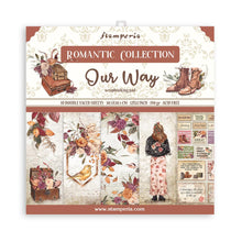 Stamperia - Romantic - Our Way Collection 12" x 12" Paper Pad – 10 Background Double-Faced Sheets