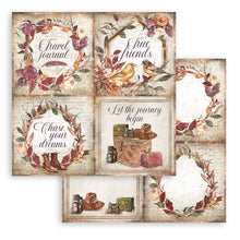 Stamperia - Romantic - Our Way Collection 12" x 12" Paper Pad – 10 Background Double-Faced Sheets