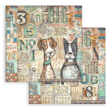 Stamperia Furry Friends Collection - 12” x 12” Pad - 10 Double Faced Sheets