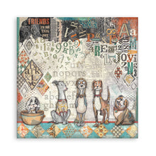 Stamperia Furry Friends Collection - 12” x 12” Pad - 10 Double Faced Sheets