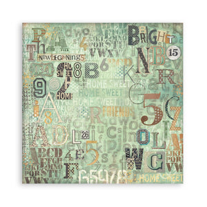 Stamperia Furry Friends Collection - 12” x 12” Pad - 10 Double Faced Background Selection